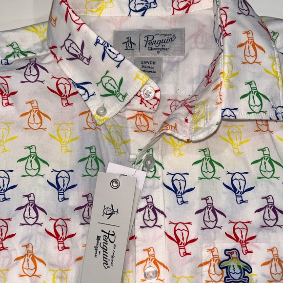 Penguin Pride Button Shirt - Picture 3 of 5